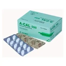 Pack Image: A-Cal 500 mg Tablet (10 x 10)