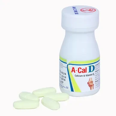 Pack Image: A-Cal D 500 mg Tablet (1 x 15)