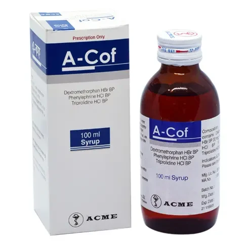 Pack Image: A-Cof (10 mg Syrup (100 ml bottle)