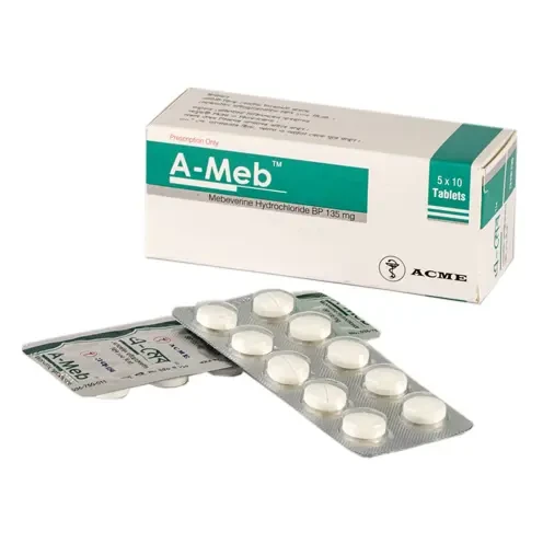 Pack Image: A-Meb 135 mg Tablet (5 x 10)