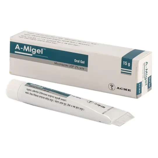 Pack Image: A-Migel 2% w Oral Gel (15 gm tube)