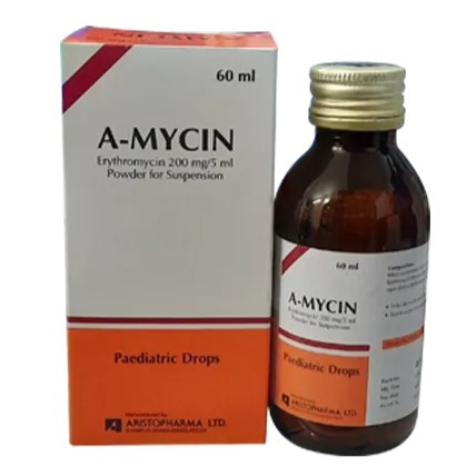 Pack Image: A-Mycin 200 mg Pediatric Drop (60 ml drop)