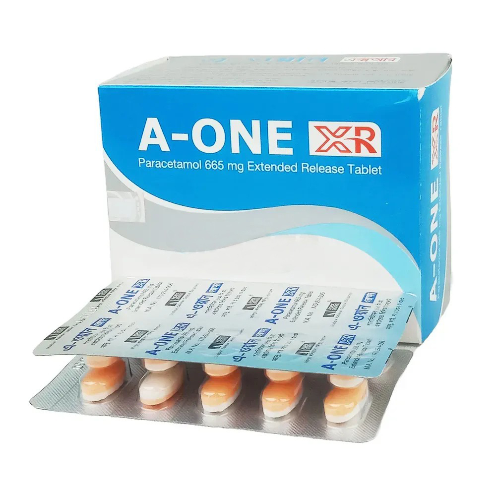Pack Image: A-One XR 665 mg Tablet (10 x 10)