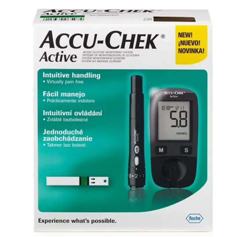 Pack Image: ACCU-CHEK Active Glucometer (Each device)