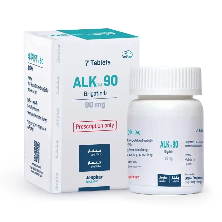 Pack Image: ALK 90 mg Tablet (1 x 7)