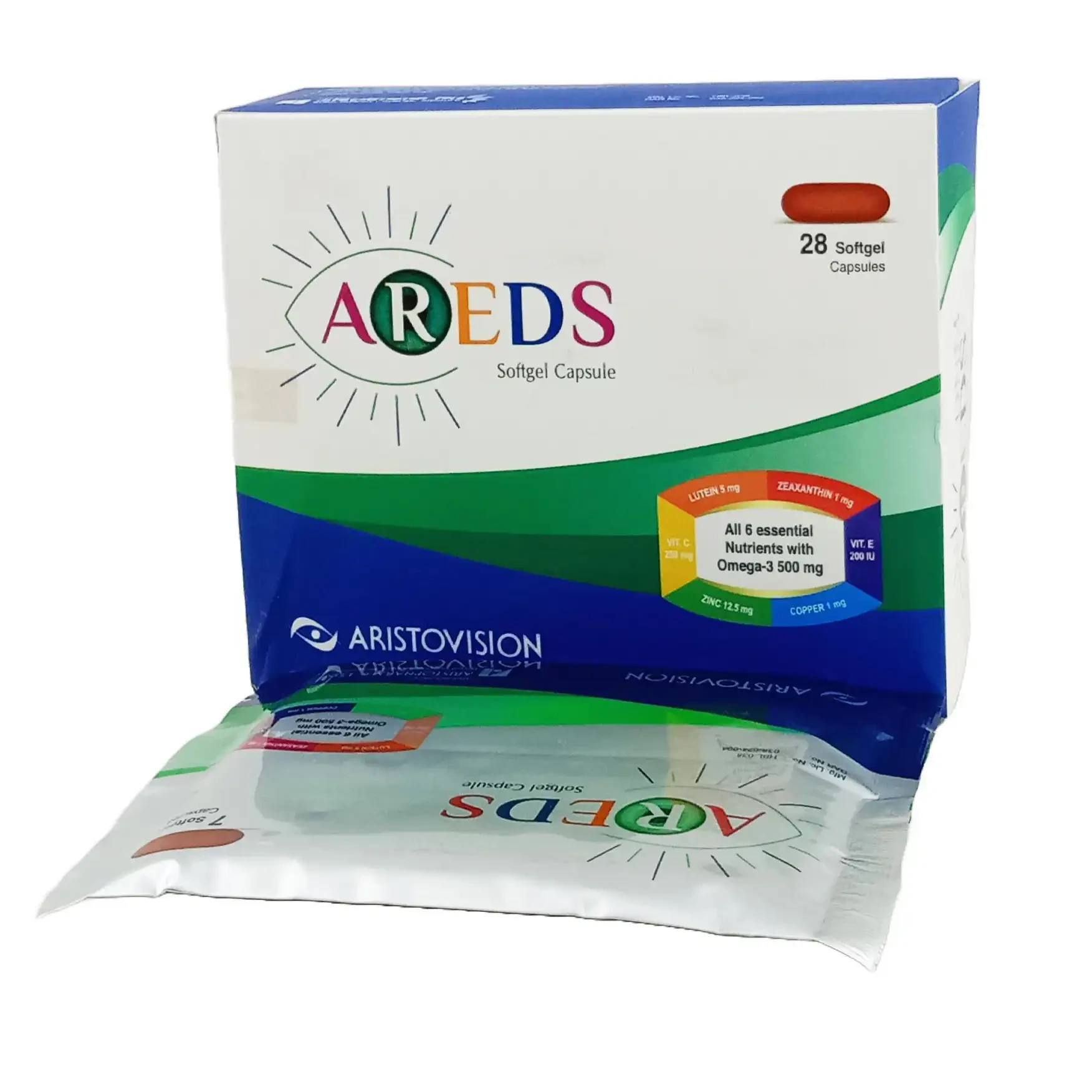 Pack Image: AREDS  Capsule (4 x 7)