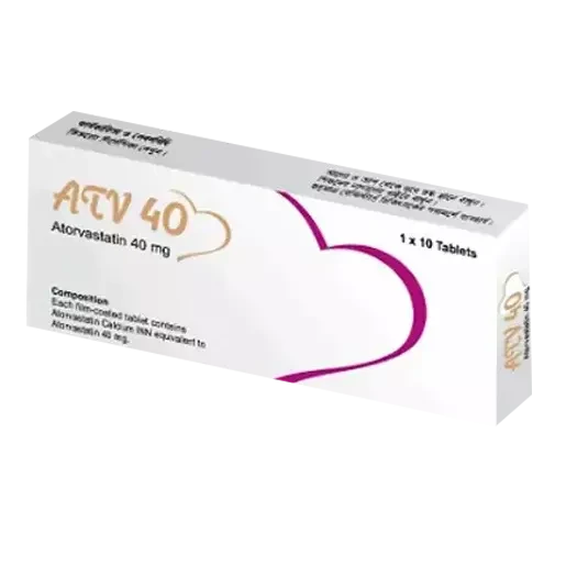Pack Image: ATV 40 mg Tablet (1 x 10)