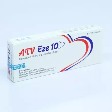 Pack Image: ATV Eze 10 mg Tablet (3 x 10)