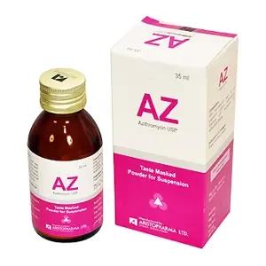 Pack Image: AZ 200 mg Suspension (35 ml bottle)