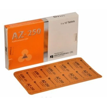 Pack Image: AZ 250 mg Tablet (1 x 10)