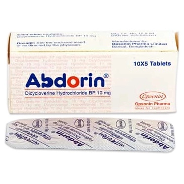 Pack Image: Abdorin 10 mg Tablet (5 x 10)