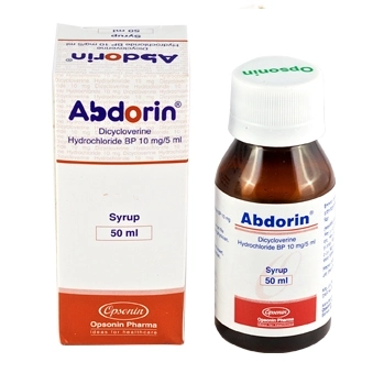 Pack Image: Abdorin 10 mg Syrup (50 ml bottle)