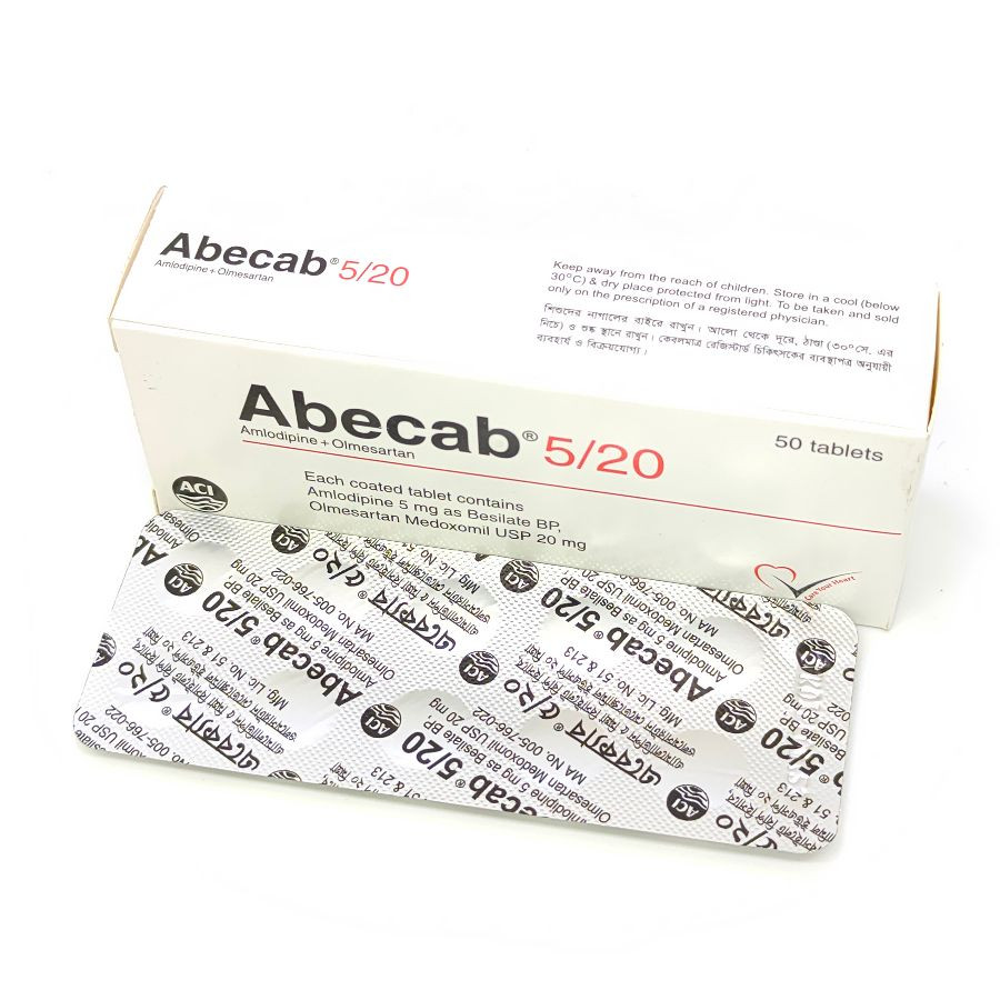Pack Image: Abecab 5 mg Tablet (6 x 10)