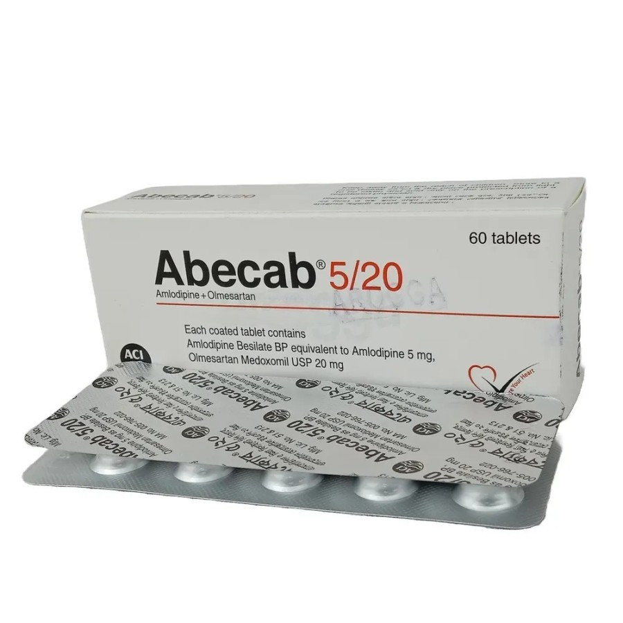 Pack Image: Abecab 5 mg Tablet (6 x 10)