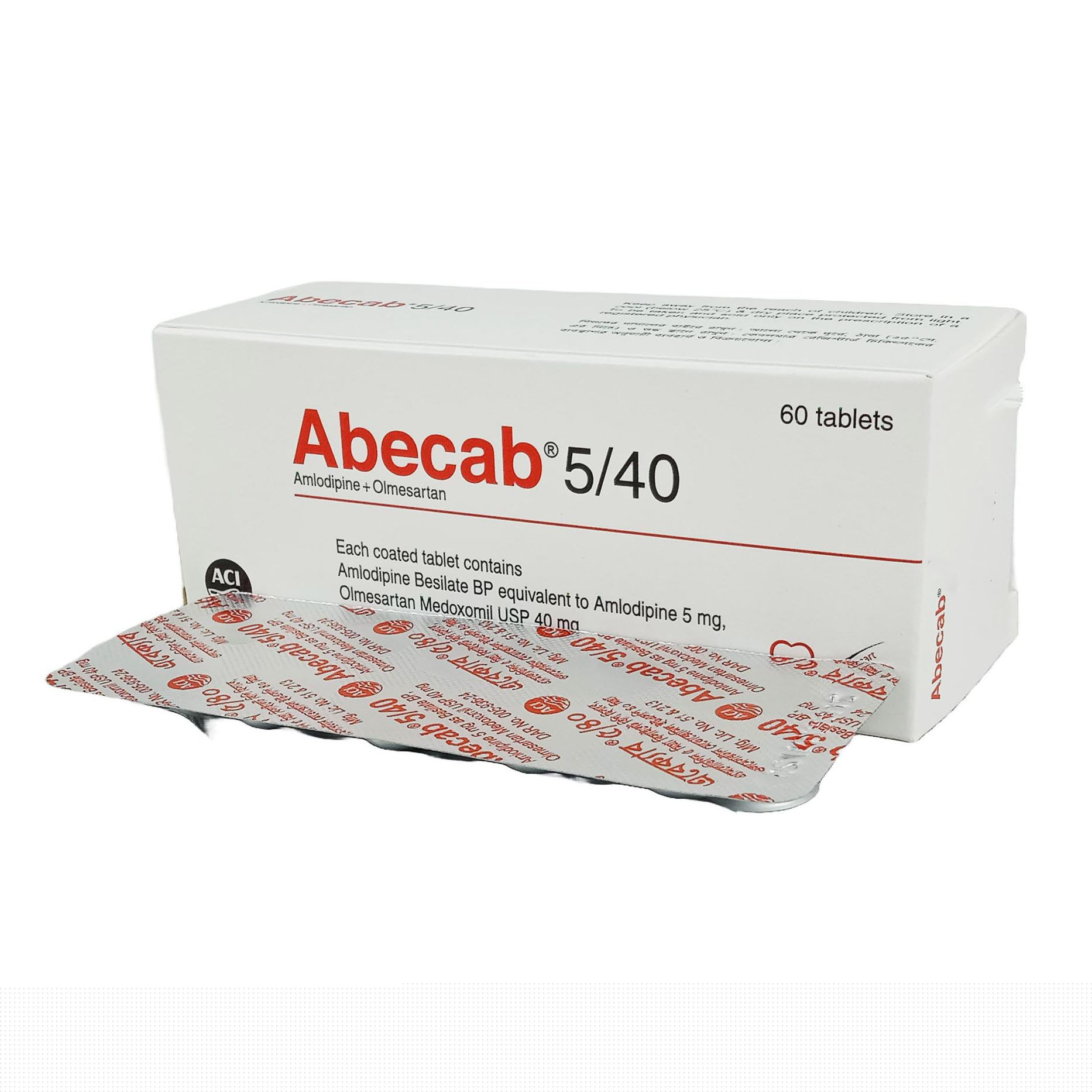 Pack Image: Abecab 5 mg Tablet (6 x 10)