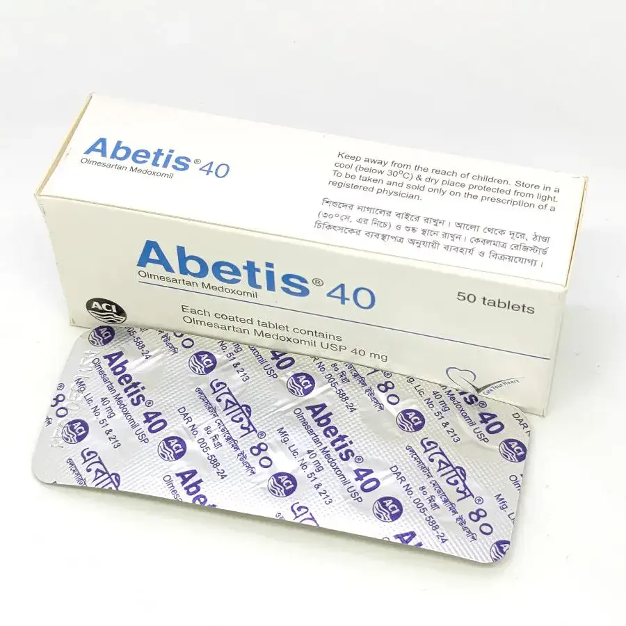 Pack Image: Abetis 40 mg Tablet (5 x 10)