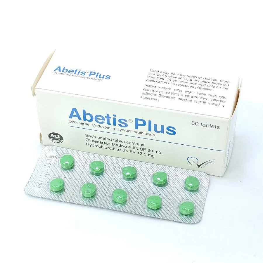 Pack Image: Abetis Plus 20 mg Tablet (5 x 10)