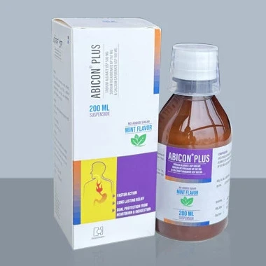 Pack Image: Abicon Plus (500 mg Suspension (200 ml bottle)