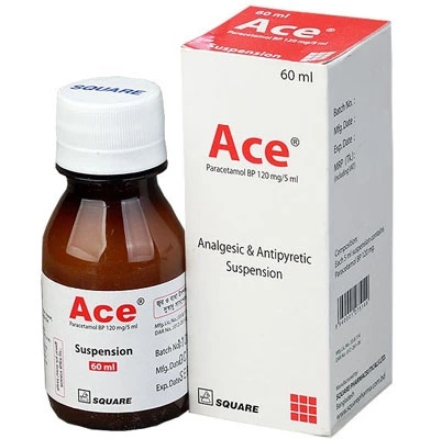 Pack Image: Ace 120 mg Suspension (60 ml bottle)