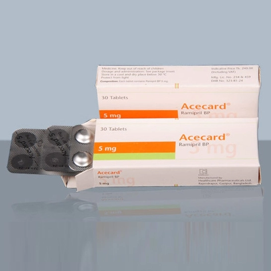 Pack Image: Acecard 5 mg Tablet (3 x 10)