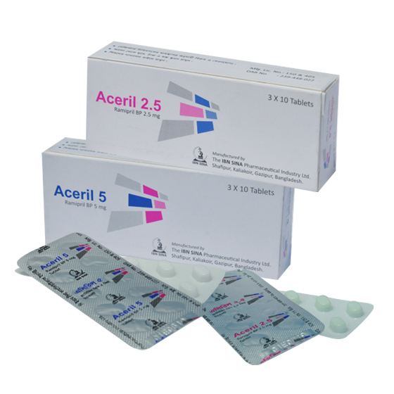 Pack Image: Aceril 5 mg Tablet (3 x 10)