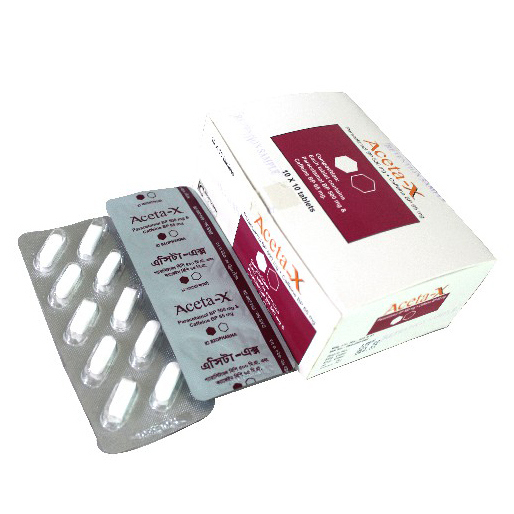 Pack Image: Aceta-X 500 mg Tablet (10 x 10)