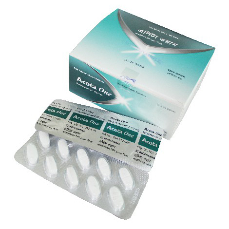 Pack Image: Aceta One 1000 mg Tablet (10 x 10)