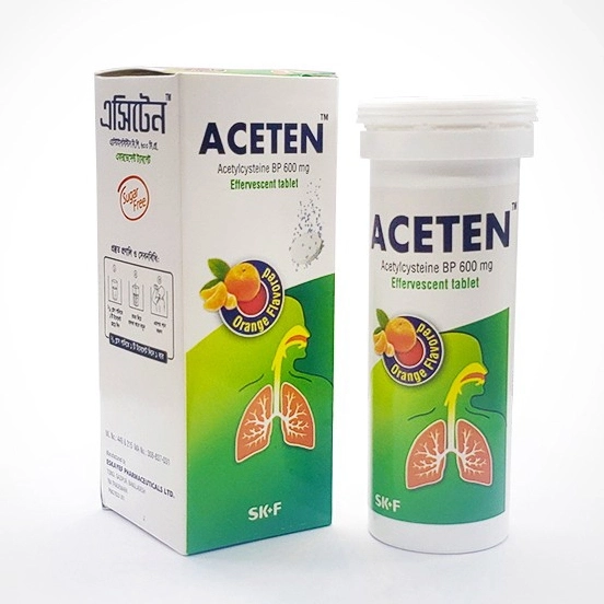 Pack Image: Aceten 600 mg Tablet (1 x 10)