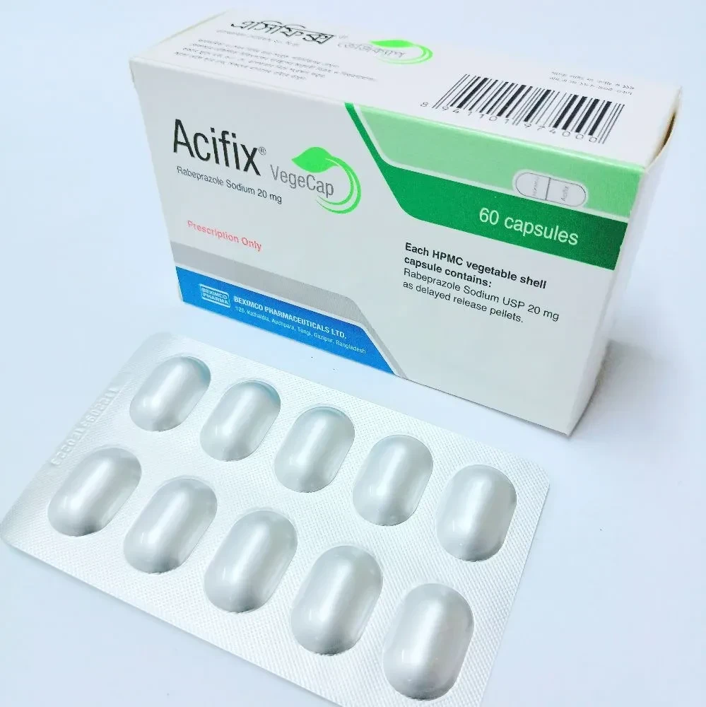 Pack Image: Acifix 20 mg Capsule (6 x 10)