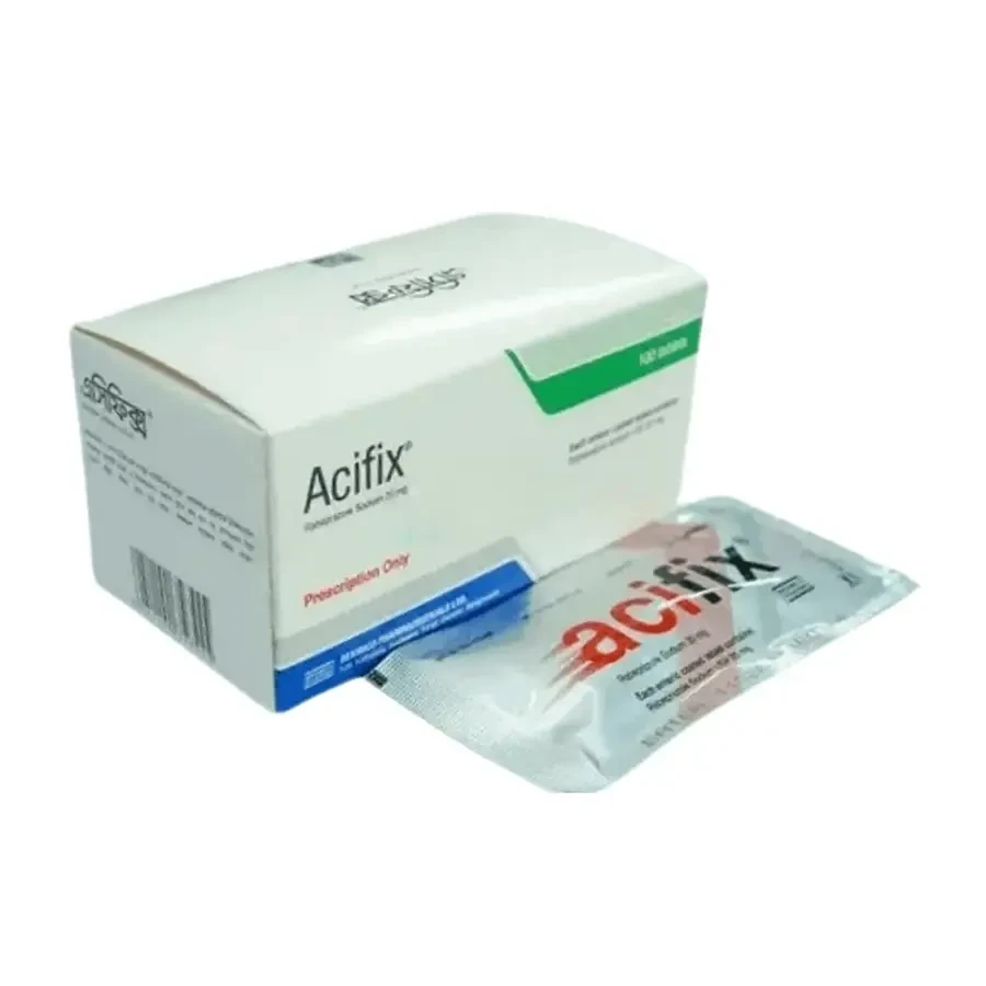 Pack Image: Acifix 20 mg Tablet (10 x 10)