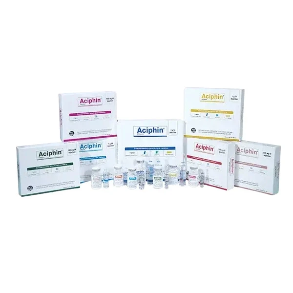Pack Image: Aciphin 250 mg Injection (250 mg vial)