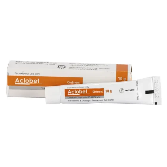 Pack Image: Aclobet 0.05% Ointment (30 gm tube)