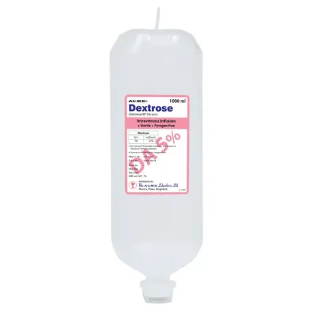 Pack Image: Acme's Dextrose 5% Injection (1000 ml bag)