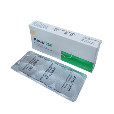 Pack Image: Acos 250 mg Tablet (1 x 6)