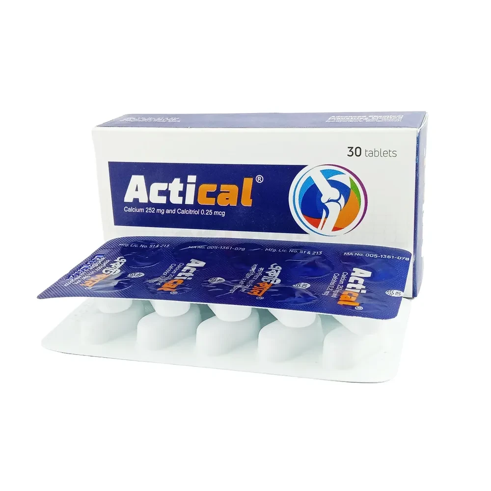 Pack Image: Actical 1200 mg Tablet (3 x 10)