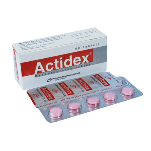 Pack Image: Actidex 25 mg Tablet (5 x 10)