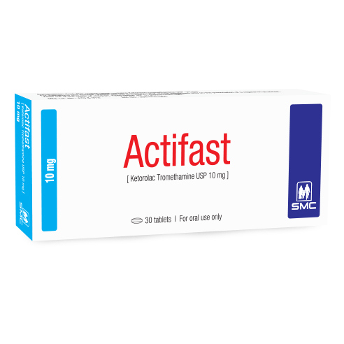 Pack Image: Actifast 10 mg Tablet (3 x 10)
