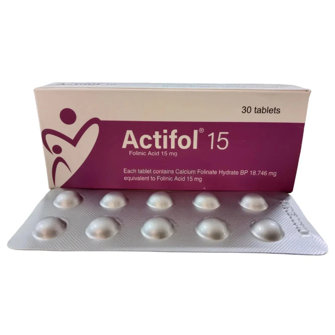 Pack Image: Actifol 15 mg Tablet (3 x 10)