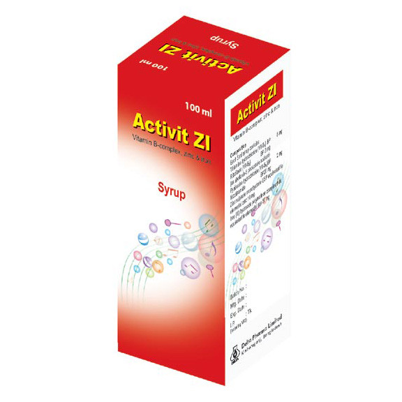 Pack Image: Activit ZI  Syrup (100 ml bottle)