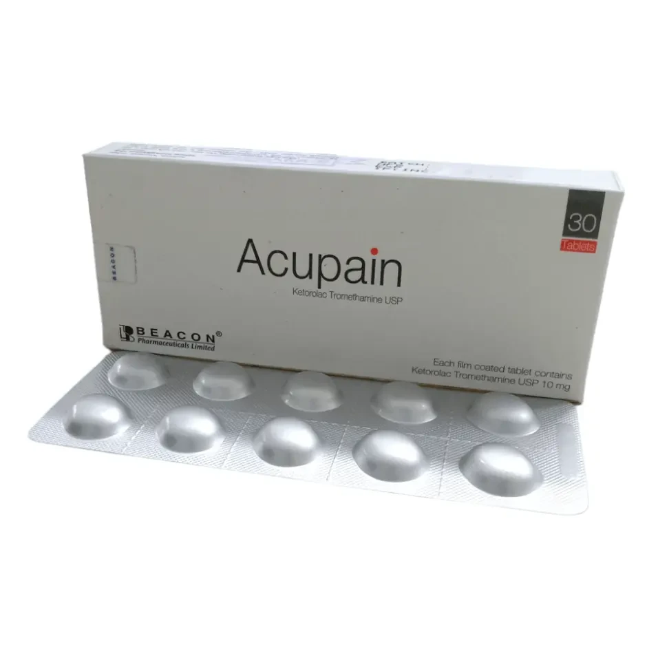 Pack Image: Acupain 10 mg Tablet (3 x 10)