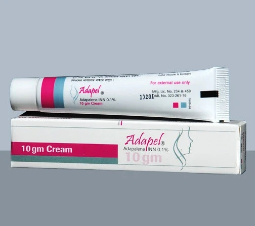 Pack Image: Adapel 0.1% Cream (10 gm tube)