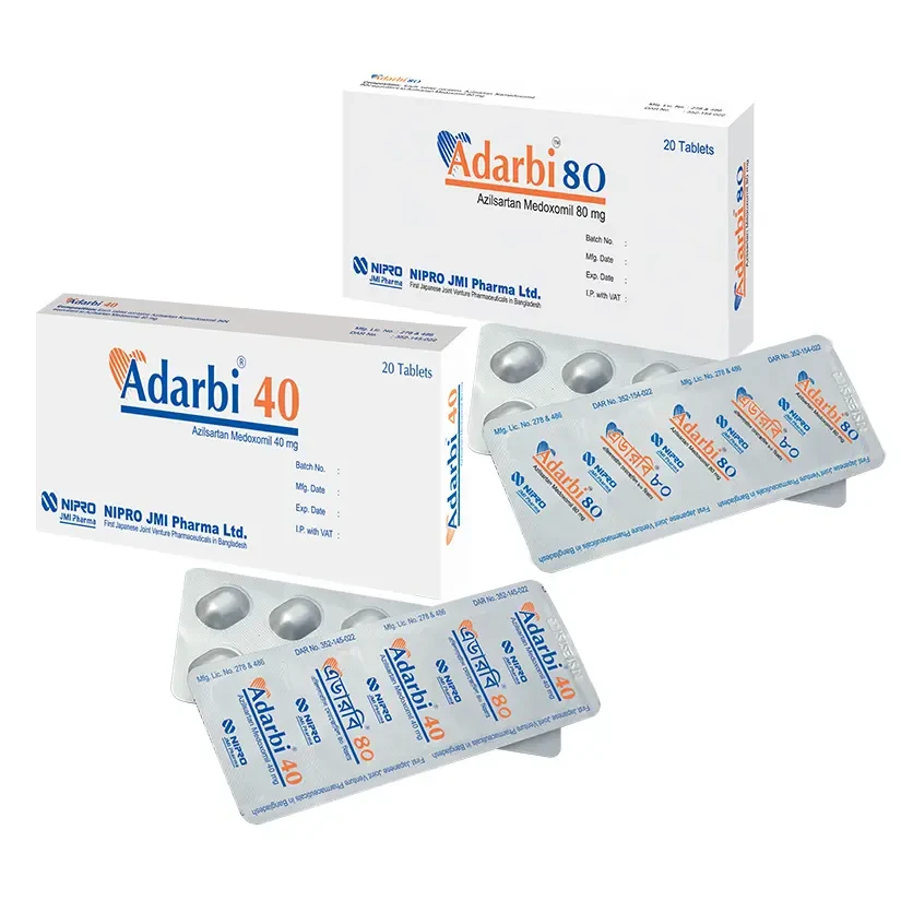 Pack Image: Adarbi 40 mg Tablet (2 x 10)