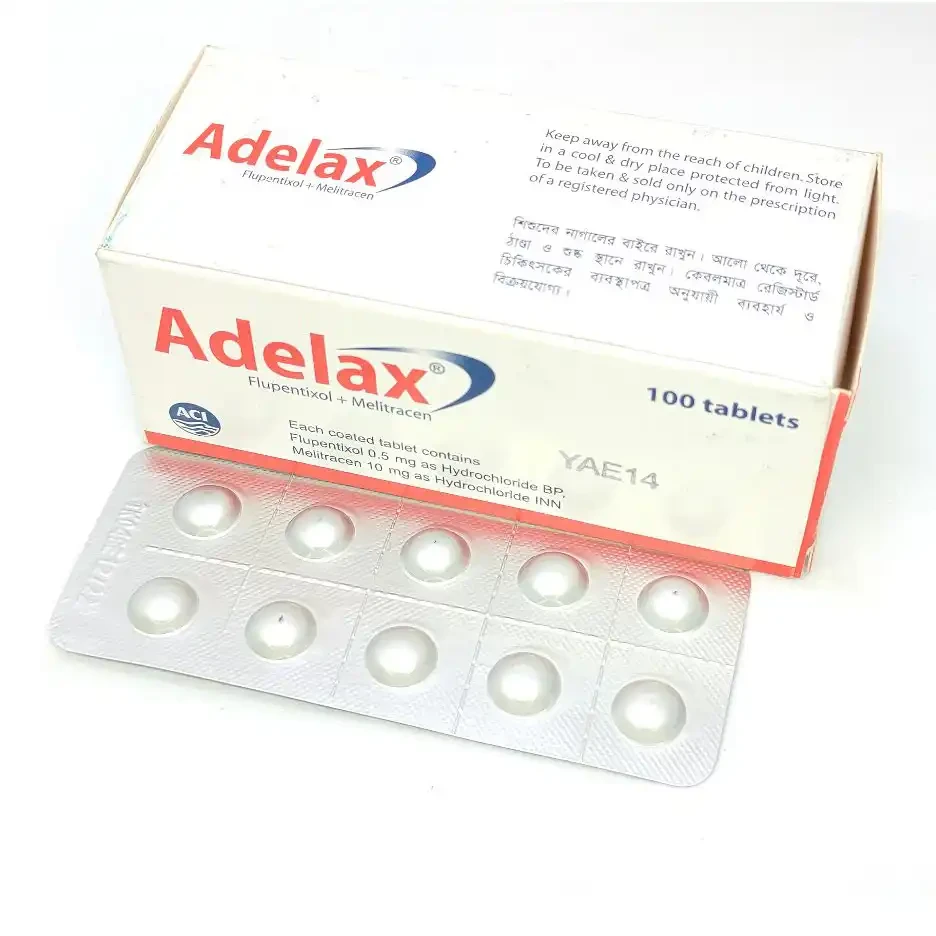 Pack Image: Adelax 0.5 mg Tablet (10 x 10)