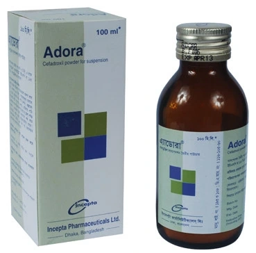 Pack Image: Adora 125 mg Suspension (100 ml bottle)
