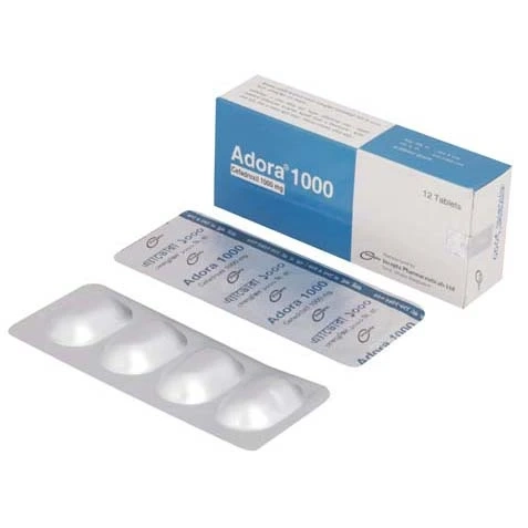 Pack Image: Adora 1000 mg Tablet (3 x 4)