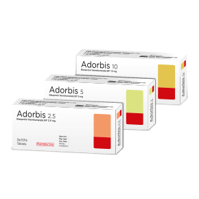 Pack Image: Adorbis 5 mg Tablet (3 x 10)