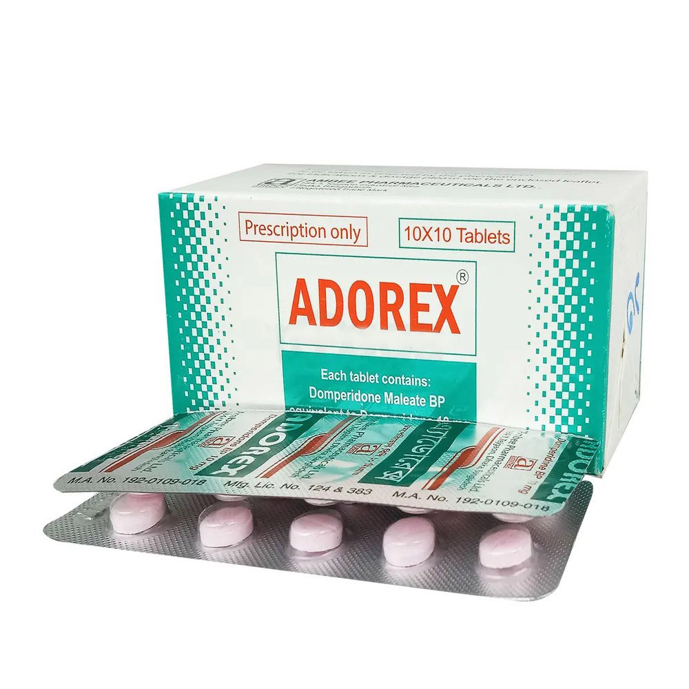 Pack Image: Adorex 10 mg Tablet (10 x 10)