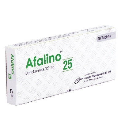 Pack Image: Afalino 25 mg Tablet (2 x 10)