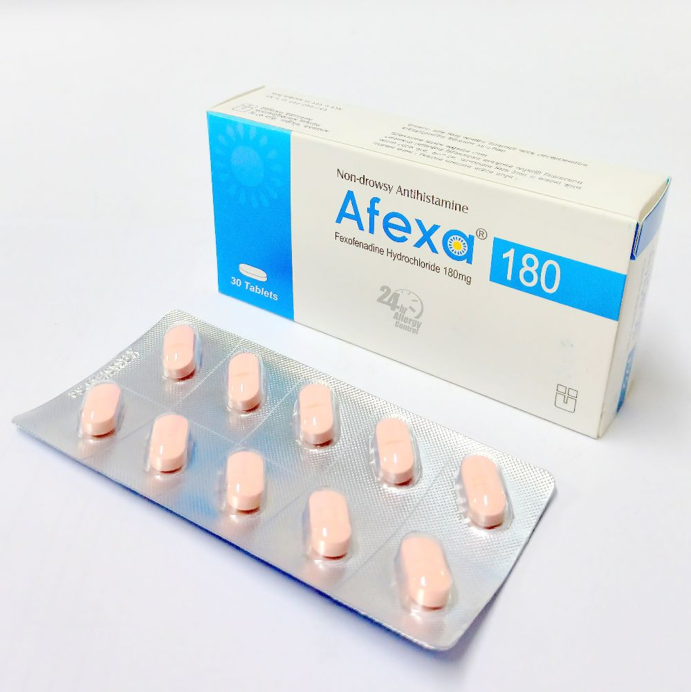 Pack Image: Afexa 180 mg Tablet (3 x 10)