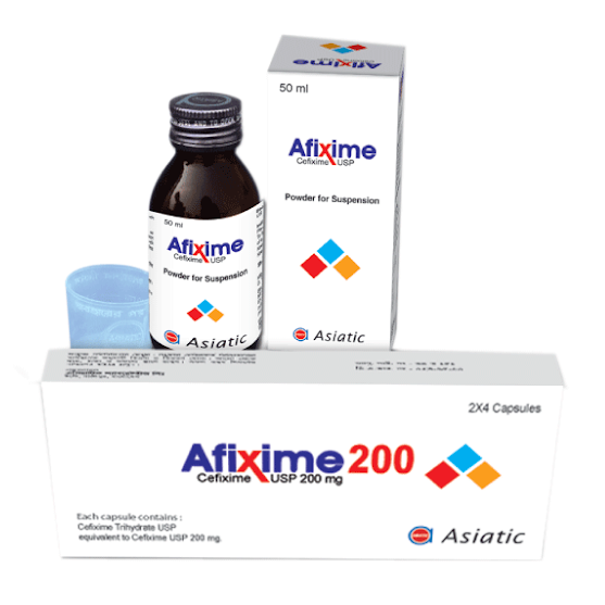 Pack Image: Afixime 200 mg Capsule (3 x 4)